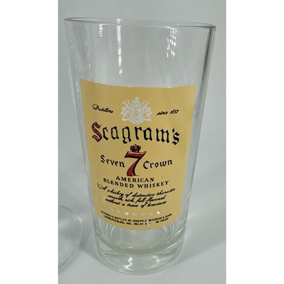 Beer Liquor Glasses Lot of 5 Market St Seagrams Kriek King Stefans FREE SHIPPING - Picture 2 of 16